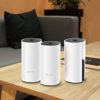 TP-Link Deco M4 – Mesh WLAN Set (3er Pack), AC1200, Dualband Router & Repeater
