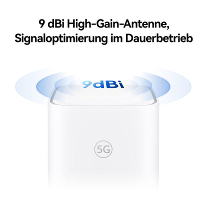 5G CPE 5s – Wi-Fi 6 AX3000 5G-Router, Dualband, 9dBi-Antennen, Mesh+