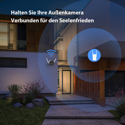 Tenda WiFi 6 Repeater AX1500 – WLAN Verstärker mit bis zu 1.200 Mbit/s, WPA3, App-Steuerung